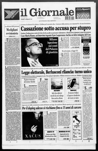 Il giornale : quotidiano del mattino